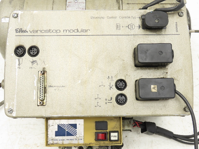 Efka VD554LU Clutch Motor & Controller N72 For Sewing Machine 240VAC