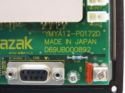 Mazak YMYA17-P0172D HMI Touchscreen Display Monitor Used On CNC Machinery