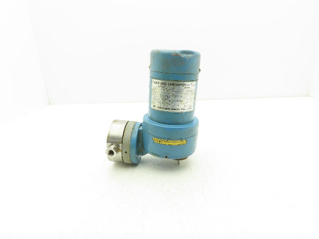 Nikkiso Chemipon BA20 Stainless Diaphragm Metering Pump 35W 100V 1PH 485ml/min