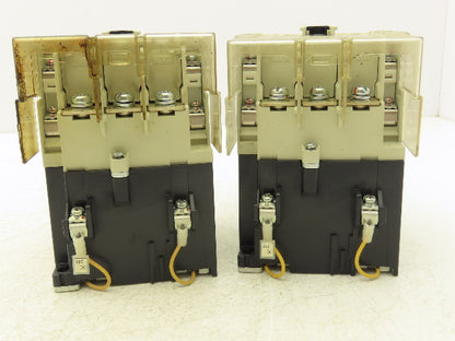 Mitsubishi SD-T65 Motor Starter Contactor 3Ph 40Hp 600V 100A 24VDC Coil Lot of 2