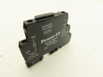 Power-IO IO-OAC-280 AC Output Interface 4-28VDC to 12-280VAC 3 Amp Lot of 2