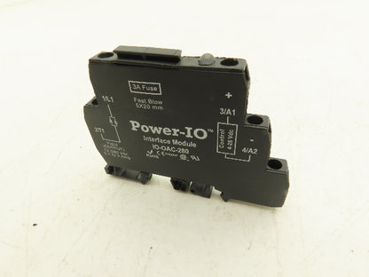 Power-IO IO-OAC-280 AC Output Interface 4-28VDC to 12-280VAC 3 Amp Lot of 2