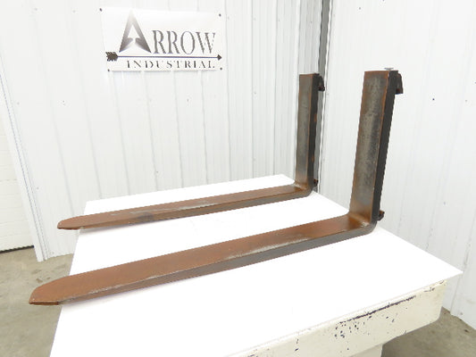 Cascade 7200032 4.75 X 48" Class 3 Steel Forklift Forks 20" Carriage 1-Pair
