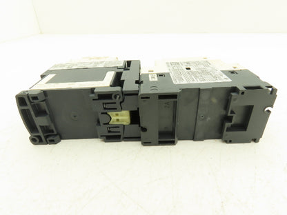 Schneider GV2-P10/4-6.3A Manual Motor Starter 5Hp Overload w Contactor Lot of 2
