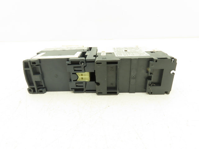 Schneider GV2-P14/4-6.3A Manual Motor Starter Overload w Contactor 3 Ph Lot of 2