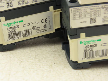 Schneider GV2-P08/2.5-4A Manual Motor Starter Overload w Contactor 3 Ph Lot of 2