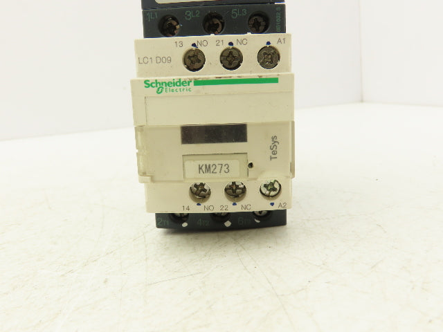 Schneider GV2-P08/2.5-4A Manual Motor Starter Overload w Contactor 3 Ph Lot of 2