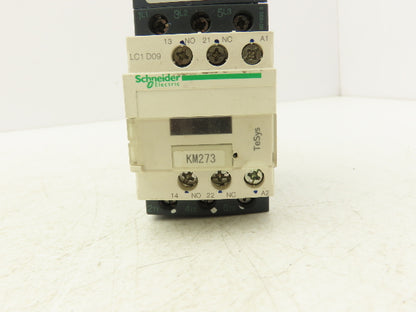 Schneider GV2-P08/2.5-4A Manual Motor Starter Overload w Contactor 3 Ph Lot of 2