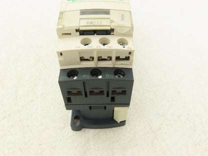Schneider GV2-P08/2.5-4A Manual Motor Starter Overload w Contactor 3 Ph Lot of 2