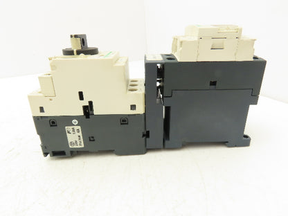 Schneider GV2-P08/2.5-4A Manual Motor Starter Overload w Contactor 3 Ph Lot of 3