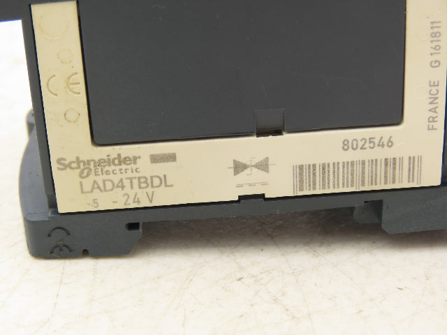 Schneider GV2-P08/2.5-4A Manual Motor Starter Overload w Contactor 3 Ph Lot of 3