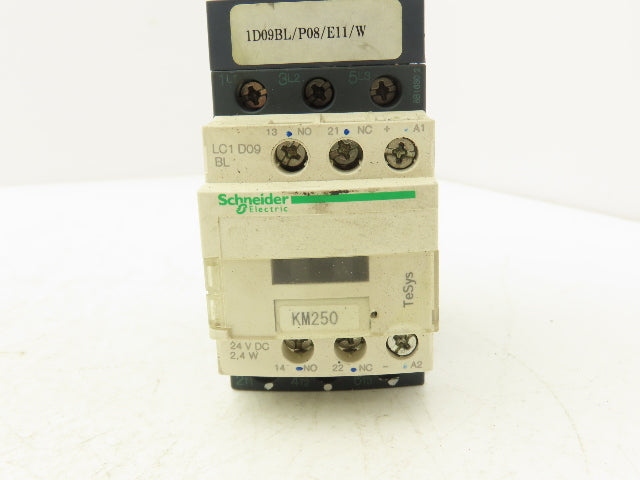 Schneider GV2-P08/2.5-4A Manual Motor Starter Overload w Contactor 3 Ph Lot of 3