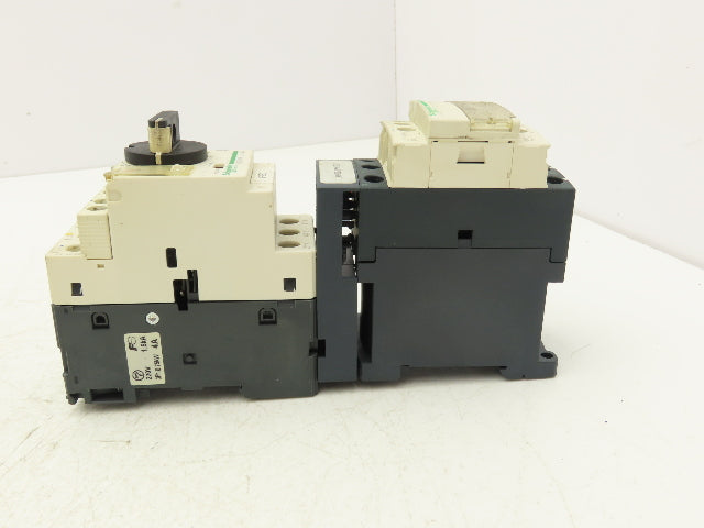 Schneider GV2-P08/2.5-4A Manual Motor Starter Overload w Contactor 3 Ph Lot of 2