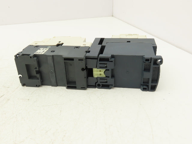 Schneider GV2-P06/1-1.6A Manual Motor Starter Overload w Contactor 3 Ph Lot of 2