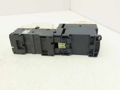 Schneider GV2-P06/1-1.6A Manual Motor Starter Overload w Contactor 3 Ph Lot of 2