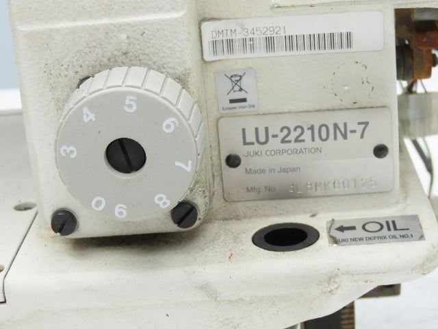 Juki LU-2210N-7 Industrial Sewing Machine Head Single Needle Lockstitch