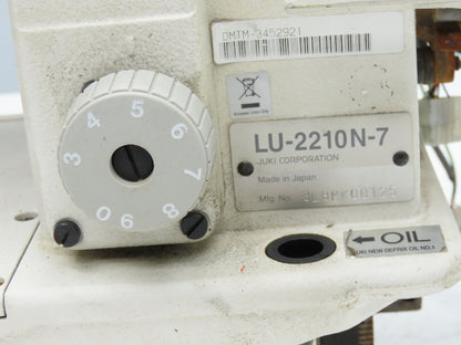 Juki LU-2210N-7 Industrial Sewing Machine Head Single Needle Lockstitch