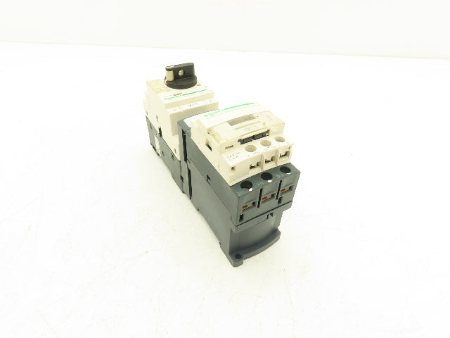 Schneider GV2-P04/0.4-0.63A Manual Motor Starter Overload w Contactor Lot of 5