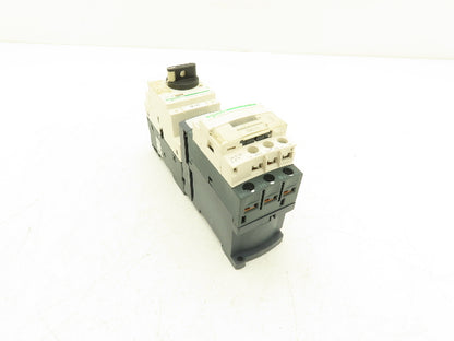 Schneider GV2-P04/0.4-0.63A Manual Motor Starter Overload w Contactor Lot of 5