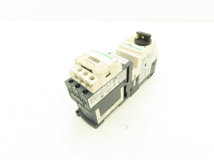 Schneider GV2-P04/0.4-0.63A Manual Motor Starter Overload w Contactor Lot of 5