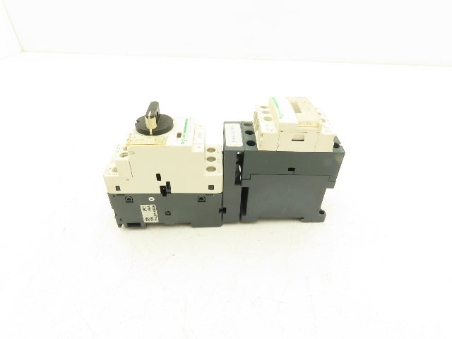 Schneider GV2-P04/0.4-0.63A Manual Motor Starter Overload w Contactor Lot of 5