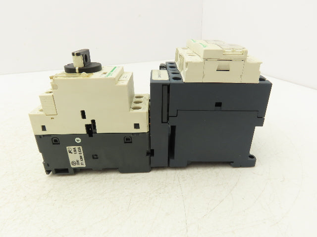 Schneider LC2D09BL Reversing Contactor w Manual Starter/Protector 3 Ph 690 VAC