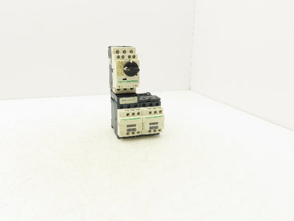 Schneider LC2D09BL Reversing Contactor w Manual Starter/Protector 3 Ph 690 VAC