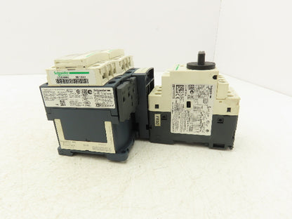Schneider LC2D09BL Reversing Contactor w Manual Starter/Protector 3 Ph 690 VAC
