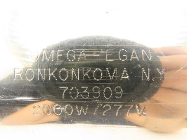 Omega 703909 Band Heater 9" W x 4-1/2" OD 2-3/4" ID 2000W 277 VAC Ceramic Lined