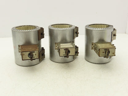 JT Heater 92222198 Ceramic Band Heater 5" W x 3" ID 1000 Watt 277 VAC Lot of 3