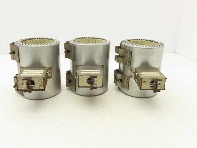 JT Heater 92222198 Ceramic Band Heater 5" W x 3" ID 1000 Watt 277 VAC Lot of 3