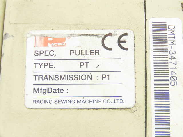 Racing Puller Attachment For Industrial Sewing Machine With P1 Transmission