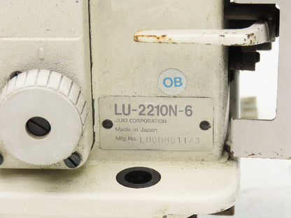 Juki LU-2210N-6 Industrial Sewing Machine Head Single Needle Lockstitch