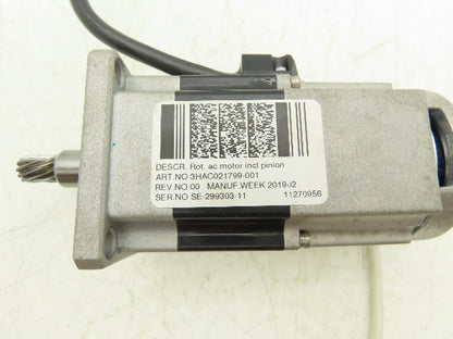ABB 3HAC021457-001/04 AC Servo Motor 3PH Pinion Shaft Robotics