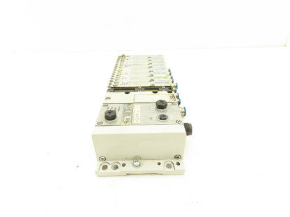 Festo VMPA2-FB-EMS-4 Solenoid Valve Manifold 24VDC 8-Valve w/Bus Node CPX-FB33