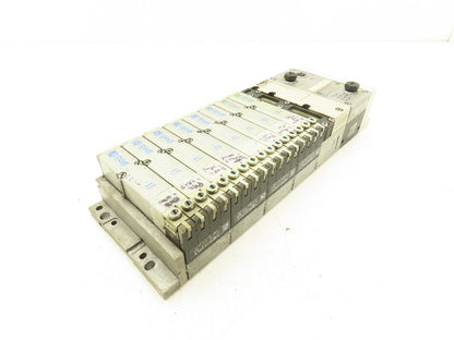Festo VMPA2-FB-EMS-4 Solenoid Valve Manifold 24VDC 8-Valve w/Bus Node CPX-FB33