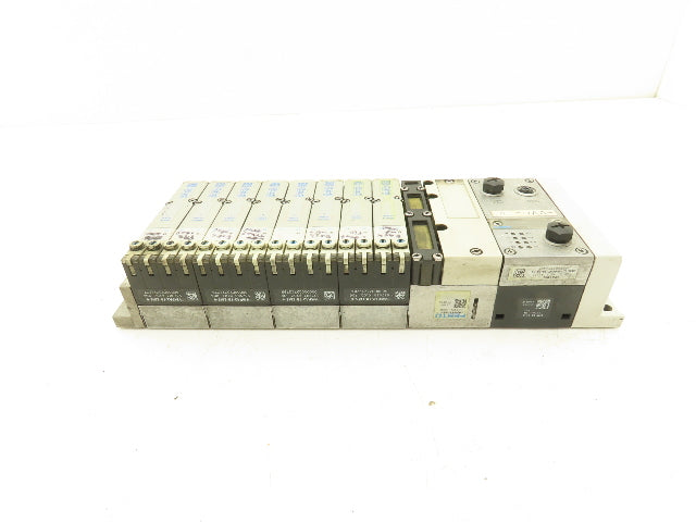 Festo VMPA2-FB-EMS-4 Solenoid Valve Manifold 24VDC 8-Valve w/Bus Node CPX-FB33