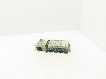 Festo VMPA2-FB-EMS-4 Solenoid Valve Manifold 24VDC 6-Valve w/Bus Node CPX-FB33