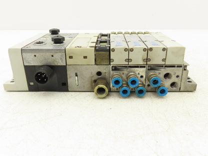 Festo VMPA2-FB-EMS-4 Solenoid Valve Manifold 24VDC 3-Valve w/CPX-GE-EV-S