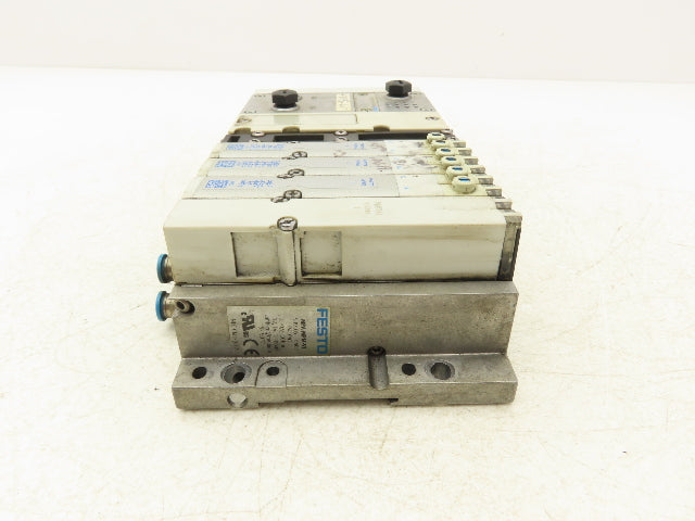 Festo VMPA2-FB-EMS-4 Solenoid Valve Manifold 24VDC 3-Valve w/CPX-GE-EV-S