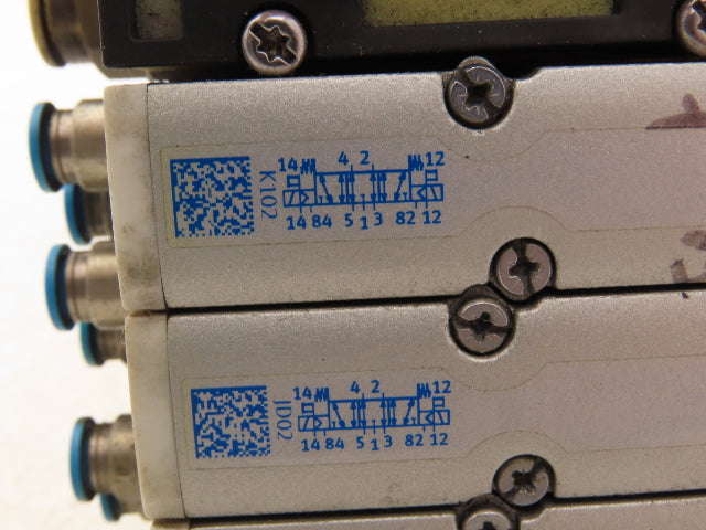 Festo VMPA2-FB-EMS-4 Solenoid Valve Manifold 24VDC 3-Valve w/CPX-GE-EV-S