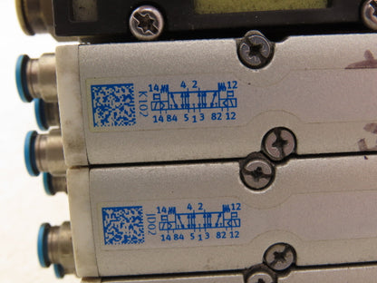 Festo VMPA2-FB-EMS-4 Solenoid Valve Manifold 24VDC 3-Valve w/CPX-GE-EV-S