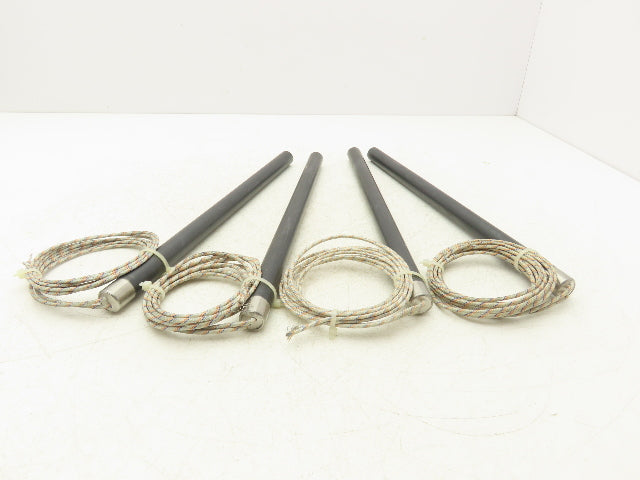 Cloeren LN14AX109AN Cartridge Rod Tube Heater 14" x 3/4" Dia 1000W/277V Lot of 4
