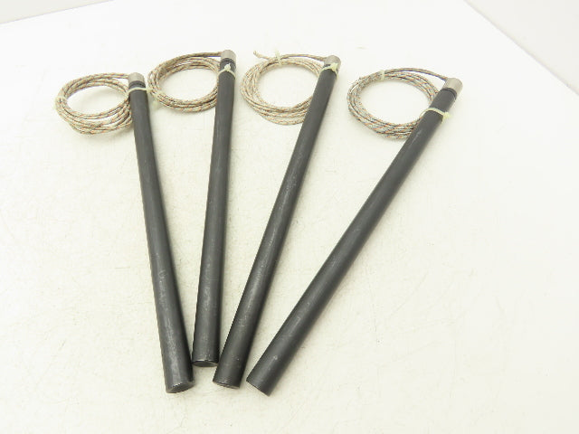 Cloeren LN14AX109AN Cartridge Rod Tube Heater 14" x 3/4" Dia 1000W/277V Lot of 4