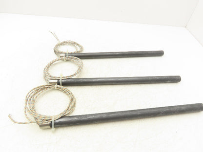 Cloeren LN14AX109AN Cartridge Rod Tube Heater 14" x 3/4" Dia 1000W/277V Lot of 3