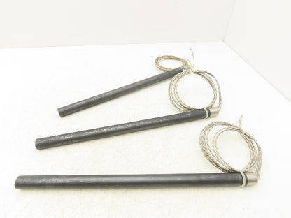 Cloeren LN14AX109AN Cartridge Rod Tube Heater 14" x 3/4" Dia 1000W/277V Lot of 3
