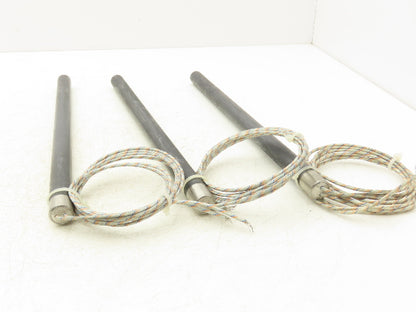 Cloeren LN14AX109AN Cartridge Rod Tube Heater 14" x 3/4" Dia 1000W/277V Lot of 3