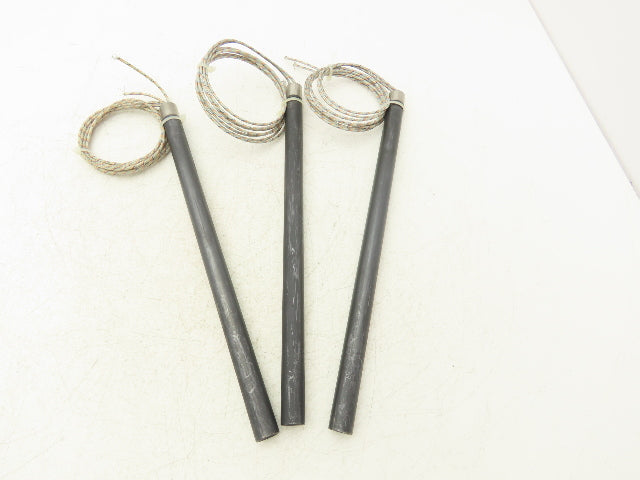 Cloeren LN14AX109AN Cartridge Rod Tube Heater 14" x 3/4" Dia 1000W/277V Lot of 3