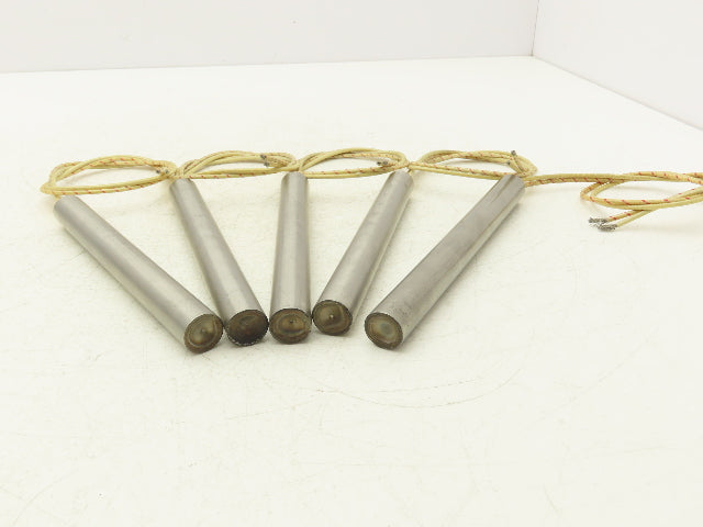 Hotset 795 Cartridge Tube Heater 3/4" x 7" 1000 W/277 V Stainless Lot of 5