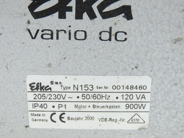 Efka VDE 0530 Clutch Motor & Controller N153 For Sewing Machine 230VAC